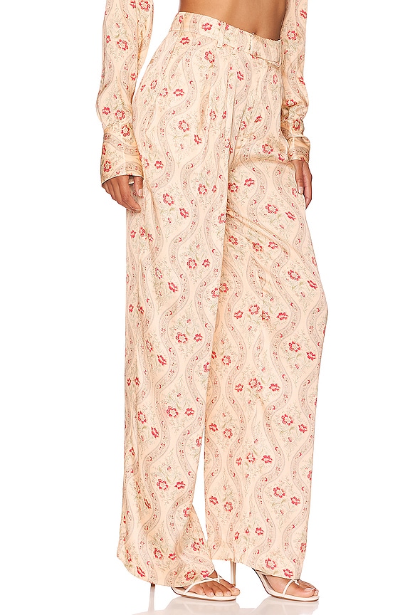 view 2 of 4 Alise Trouser in Ivory Tapestry Multi