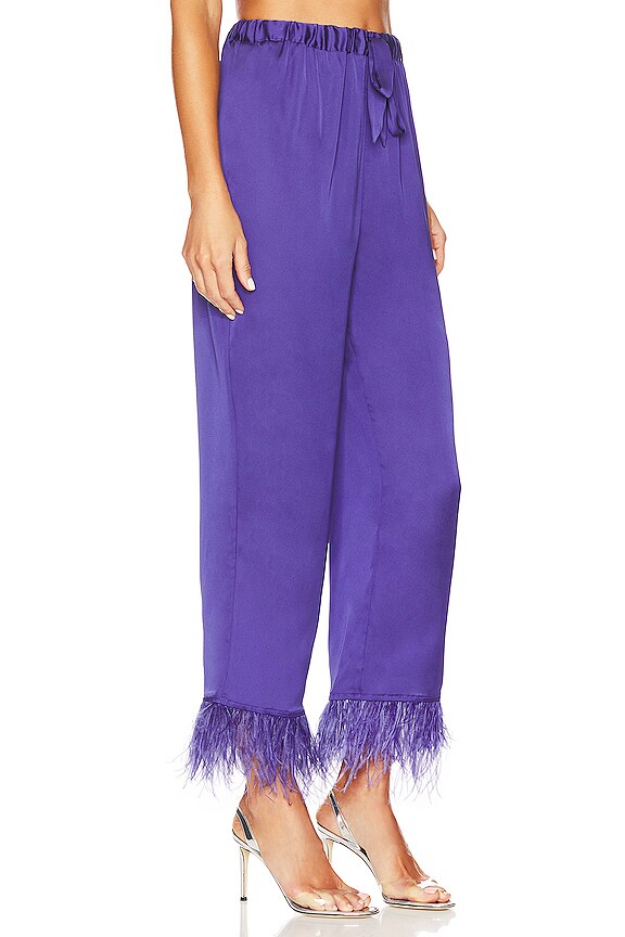 view 2 of 4 PANTALÓN CHANTAL in Dark Purple