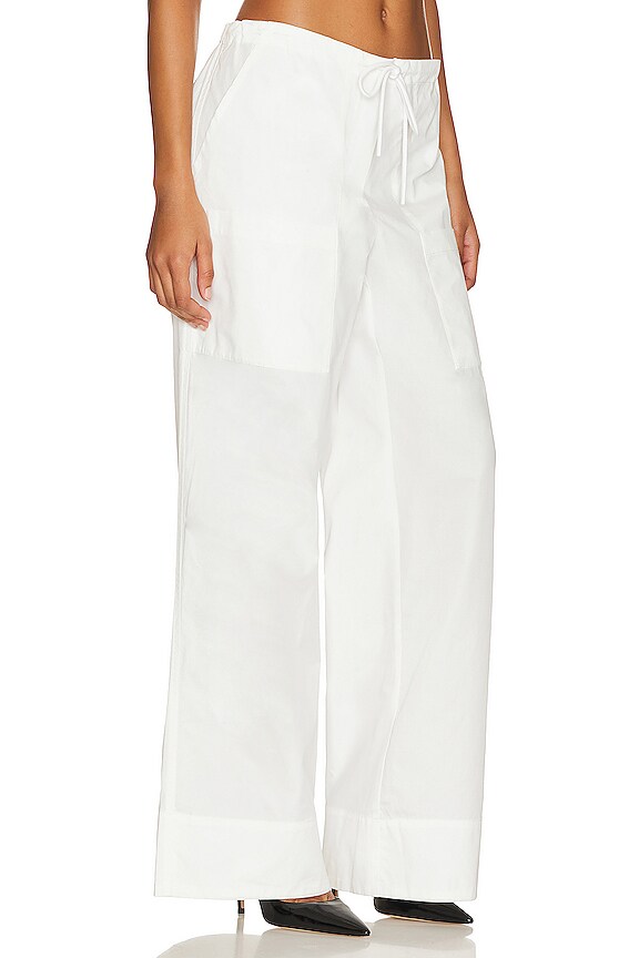 view 2 of 4 x Maggie MacDonald Norga Drawstring Pants in Bright White