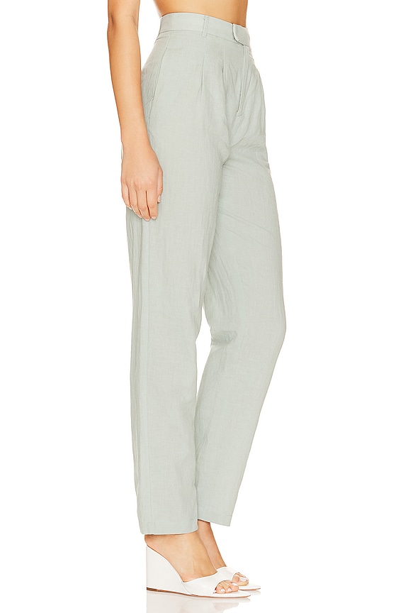 view 2 of 4 the Alaina Pant in Seafoam Green