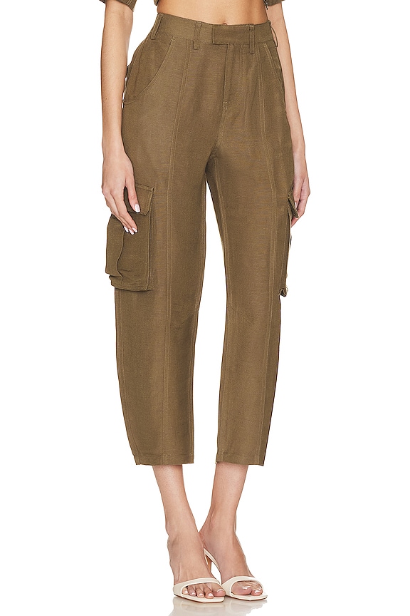 view 2 of 4 PANTALON MILI in Olive Green