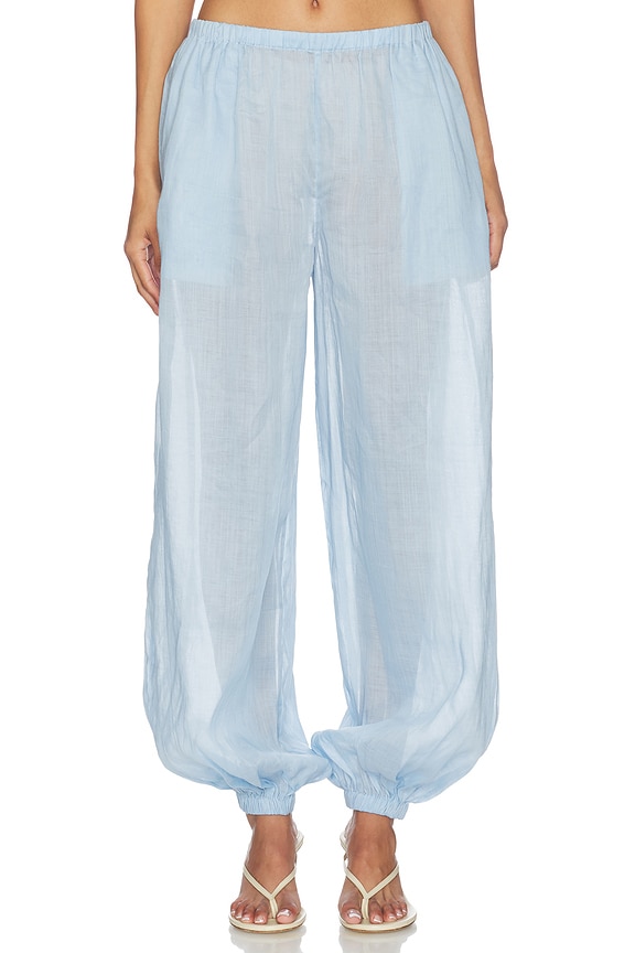 view 1 of 6 PANTALON DARINA in Sky Blue