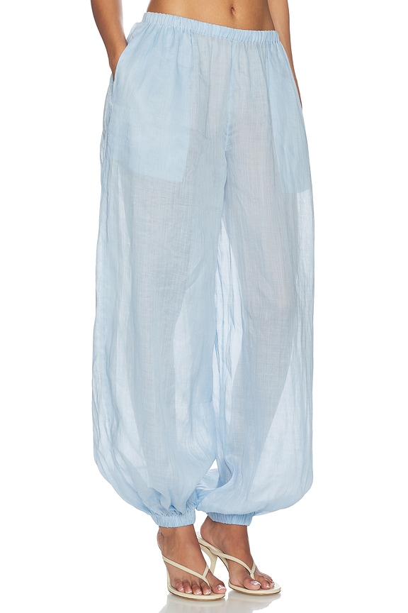 view 2 of 6 PANTALON DARINA in Sky Blue