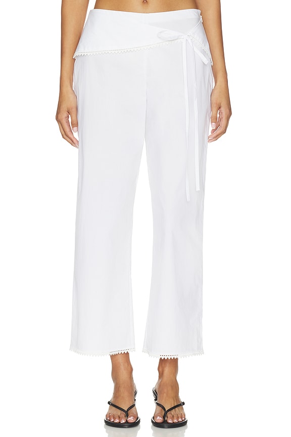 view 1 of 6 Marithe Pant in White