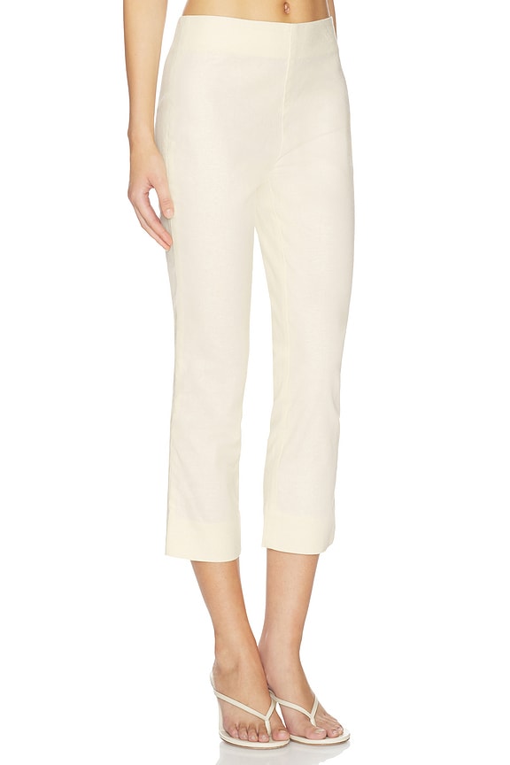 view 2 of 6 PANTALON MARCELA in Butter Yellow