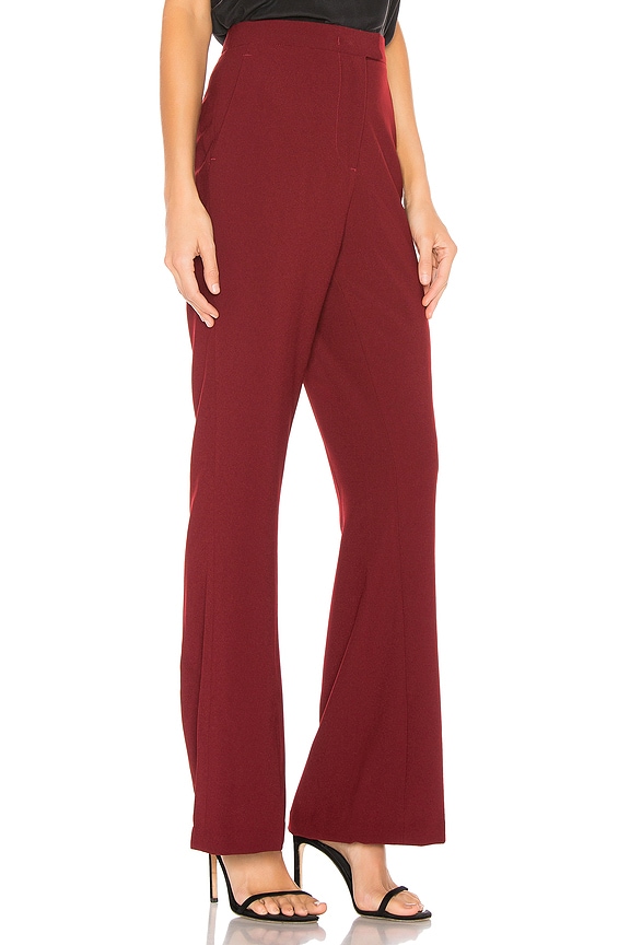 view 2 of 4 Harmony Flared Pants in Wine