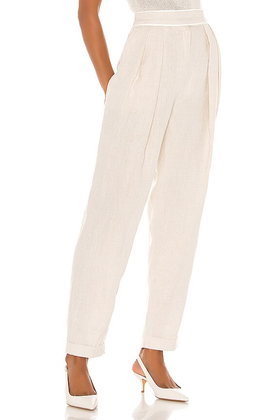 view 2 of 4 The Desirae Pant in Beige