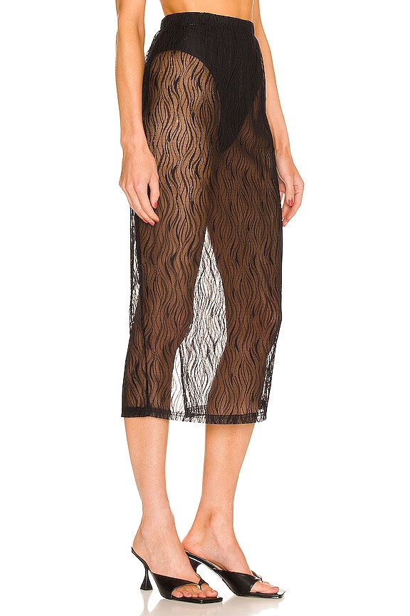 view 2 of 4 Elowen Midi Skirt in Black