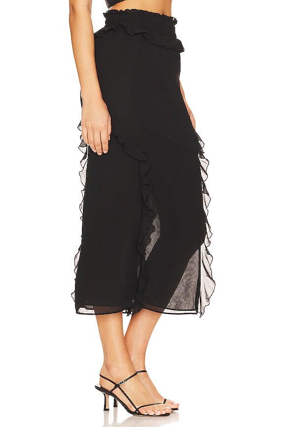 view 2 of 5 Inaya Midi Skirt in Black