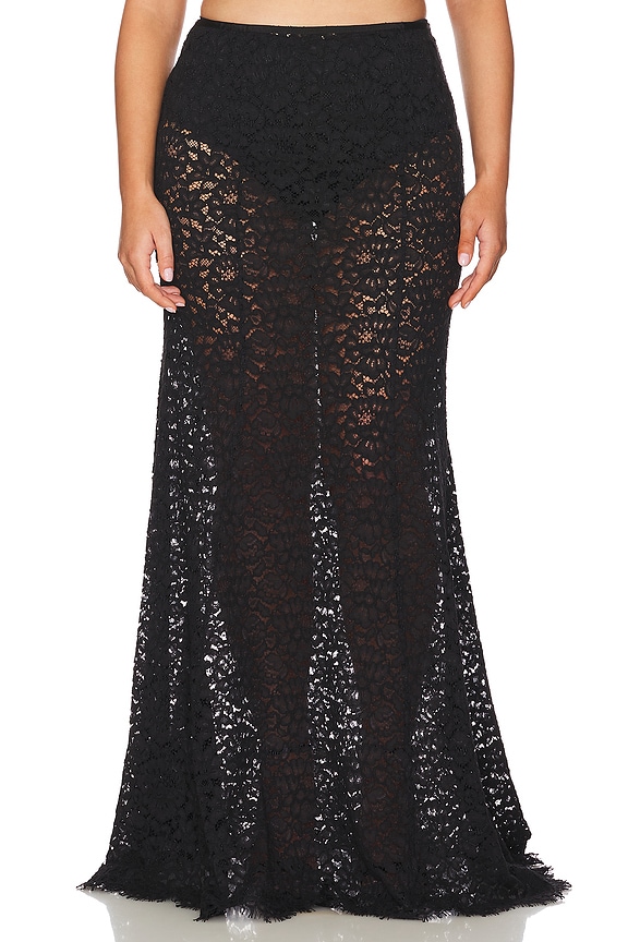 view 2 of 11 by Marianna Zelie Maxi Skirt in Black