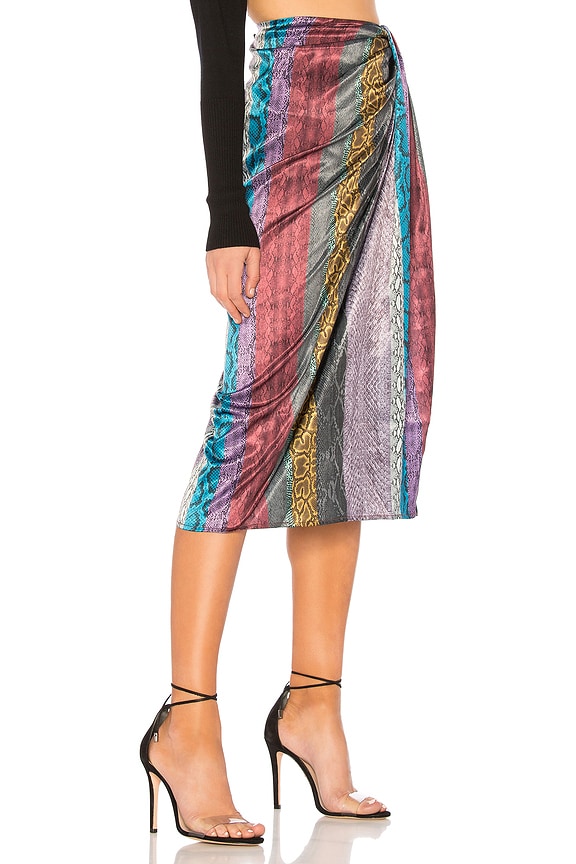 view 2 of 4 The Maryam Skirt in Multi Snake