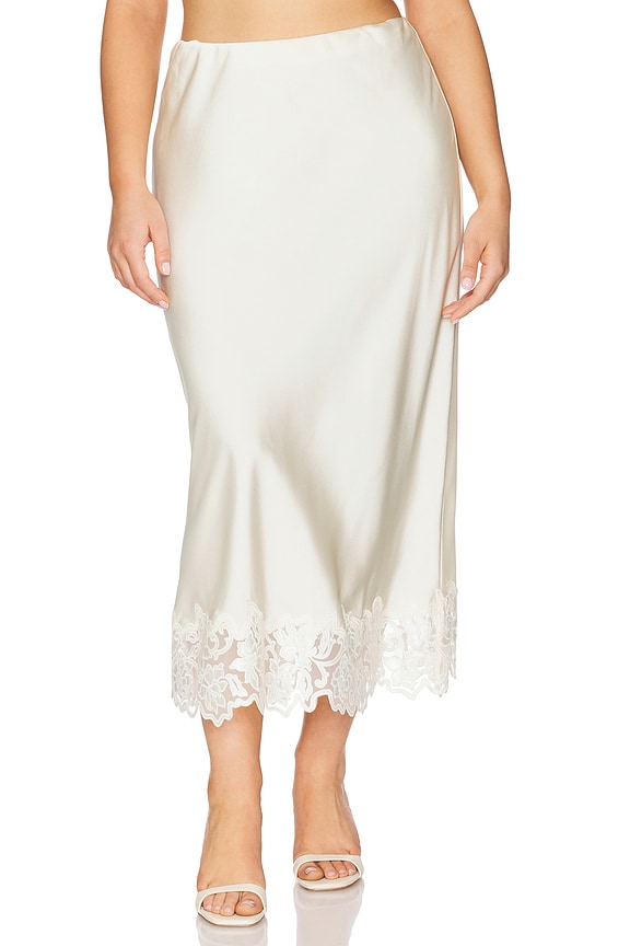 view 2 of 11 by Marianna Adira Midi Skirt in Ivory