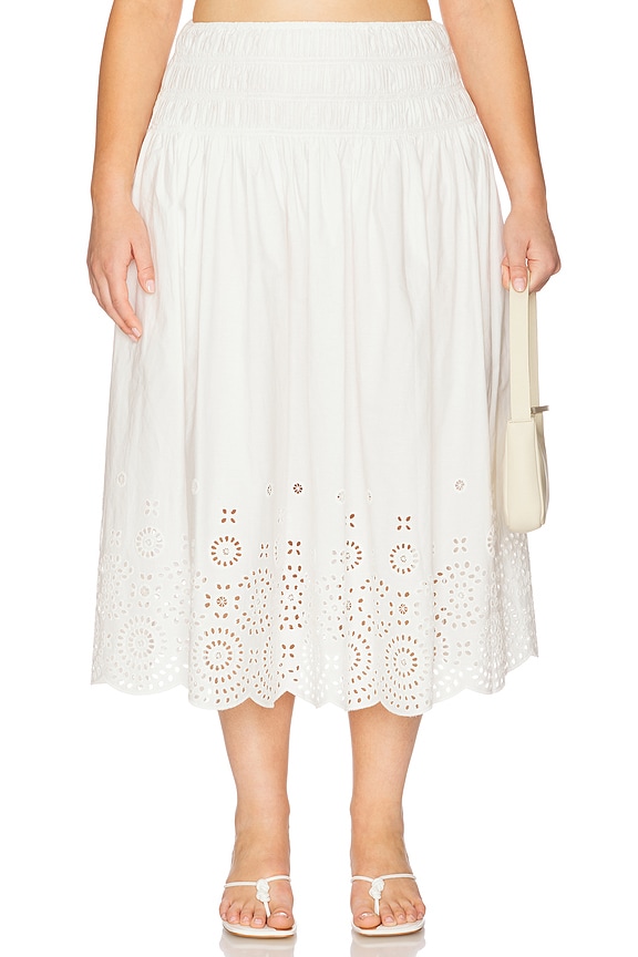 view 2 of 11 JUPE LYA in White