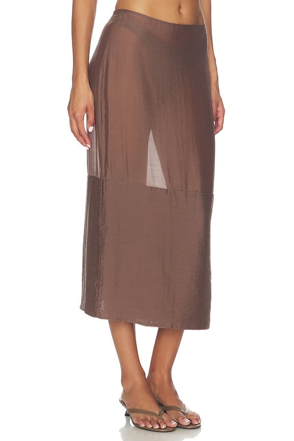 view 2 of 6 JUPE CECILLE in Mocha