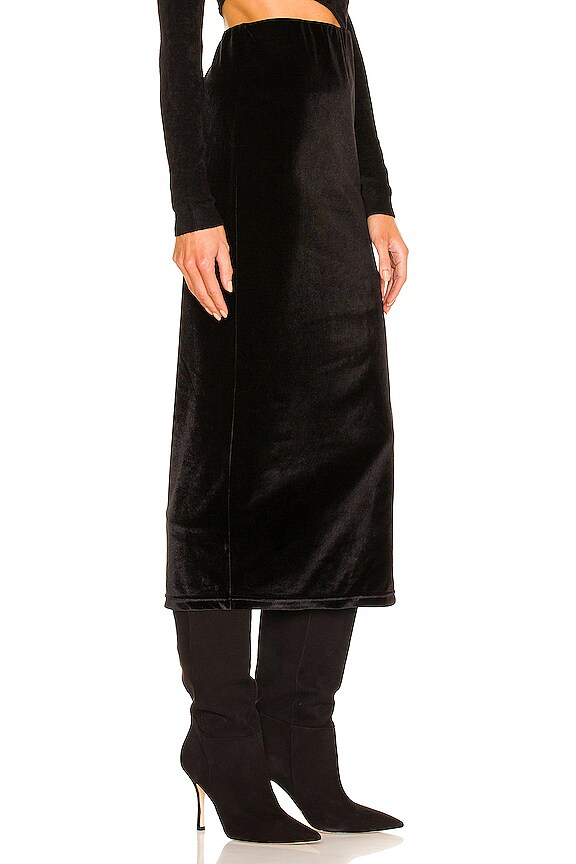 view 2 of 5 JUPE MIDI LUMI in Black