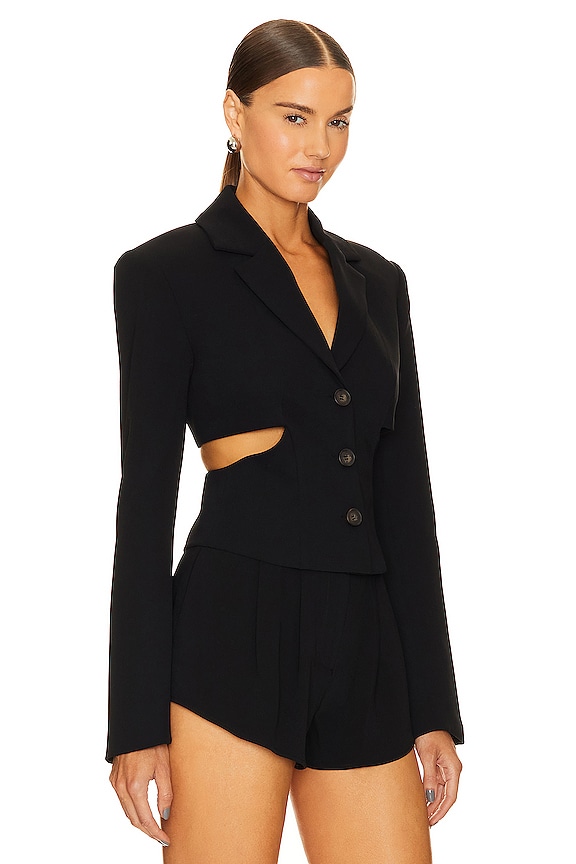 view 2 of 4 Matu Blazer Top in Black