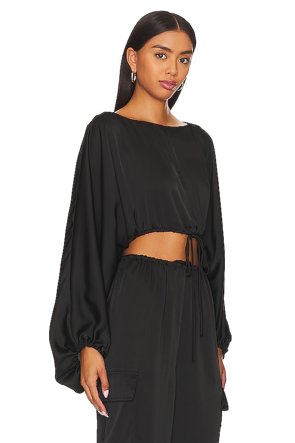 view 2 of 4 Thais Top in Black