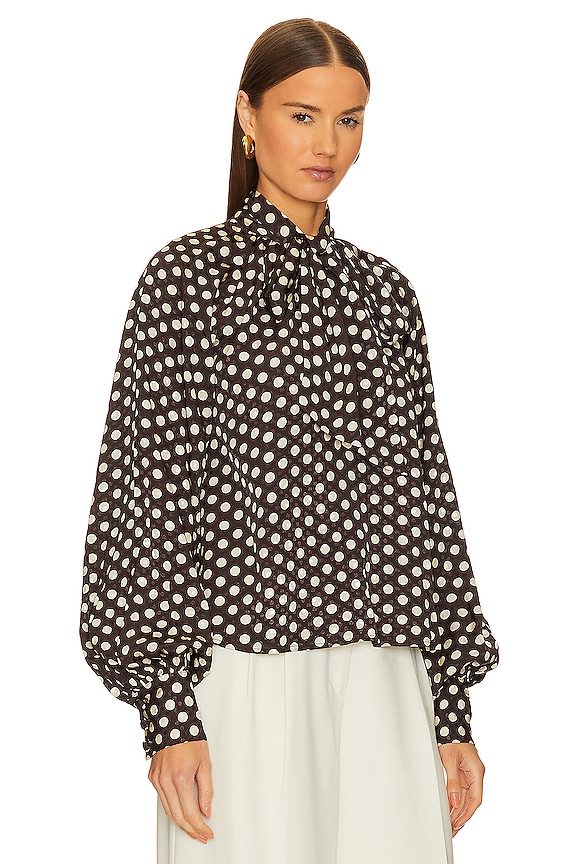 view 2 of 4 Maelle Top in Polka Dot