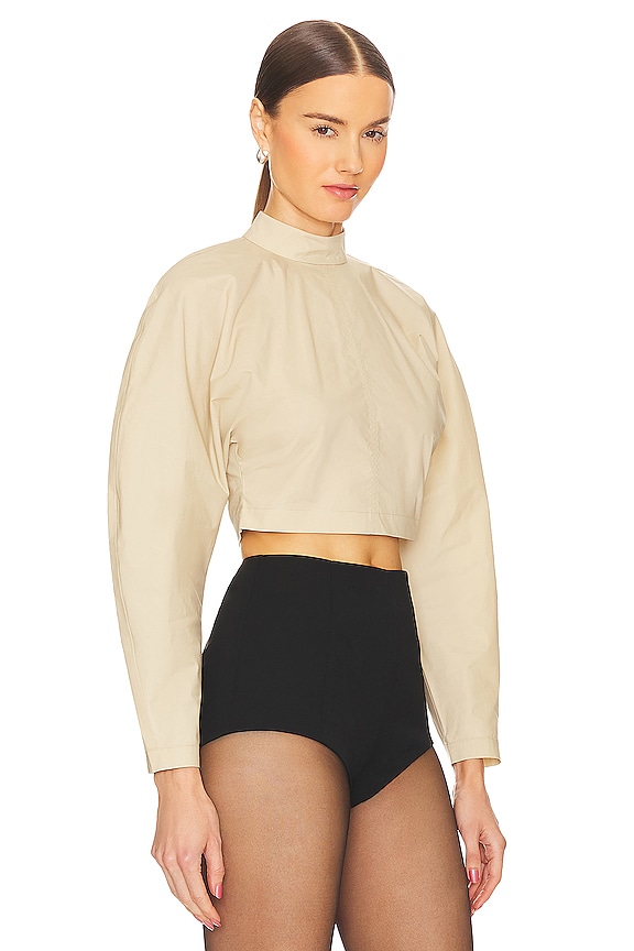 view 2 of 4 Olesia Top in Beige