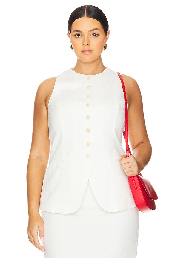 view 2 of 6 by Marianna Leala Vest in Ivory