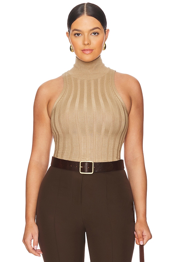 view 2 of 8 CAMISETA TIRANTES FLORIA in Beige