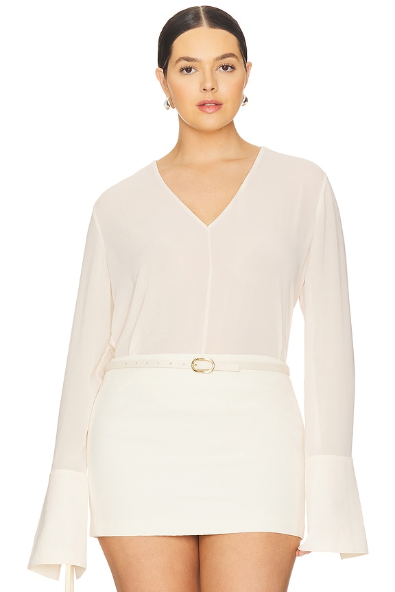 view 2 of 4 by Marianna Alina Blouse in Beige