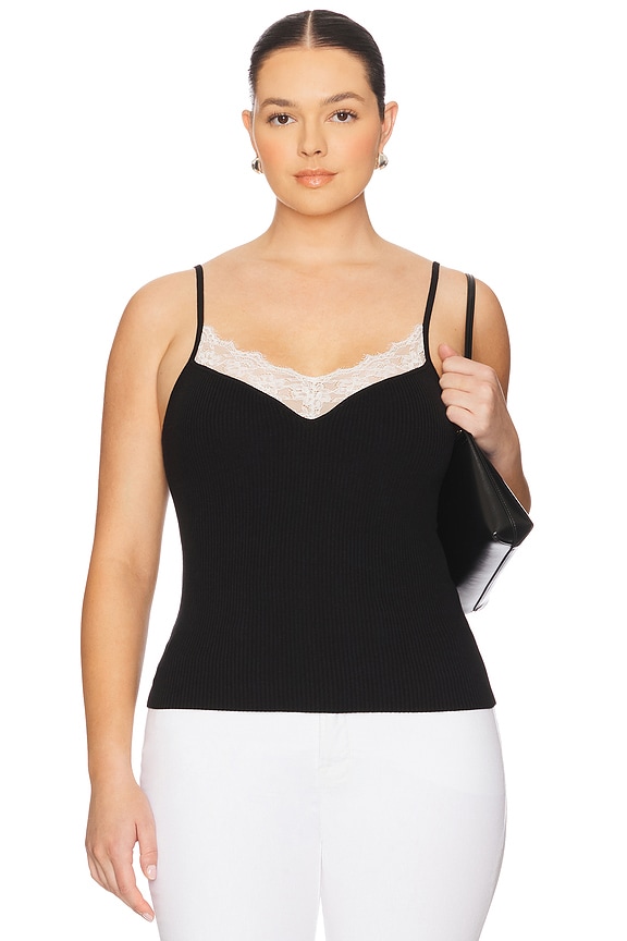 view 2 of 8 By Marianna Eugene Tank Top in Black & White