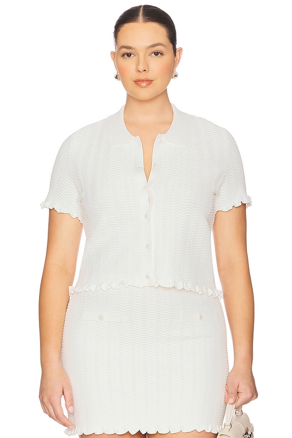 view 2 of 9 GILET SALISA in Bone