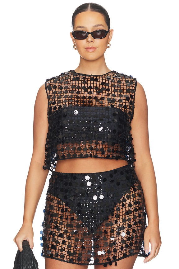 view 2 of 9 by Marianna Drew Top in Black