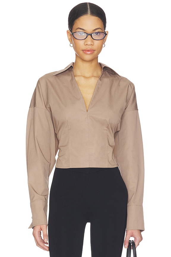 view 1 of 8 By Marianna Sabina Top in Taupe