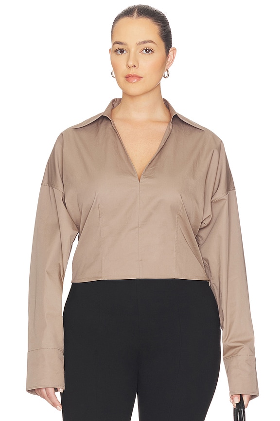 view 2 of 8 By Marianna Sabina Top in Taupe