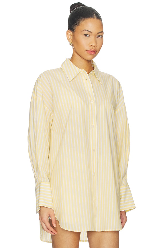view 2 of 5 CAMISA ROMY in Yellow Stripe