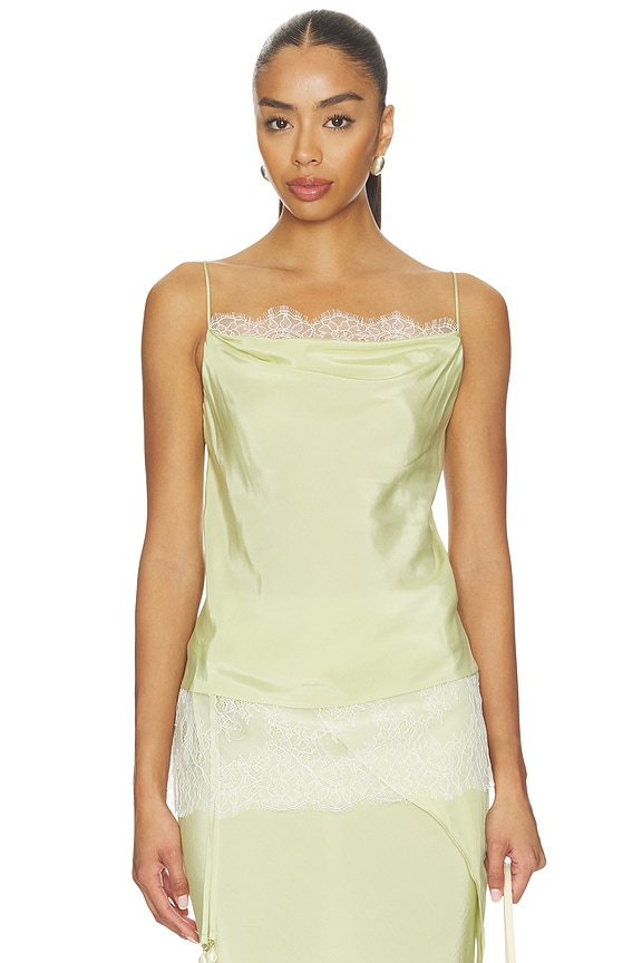 view 2 of 5 Tahlia Top in Honeydew
