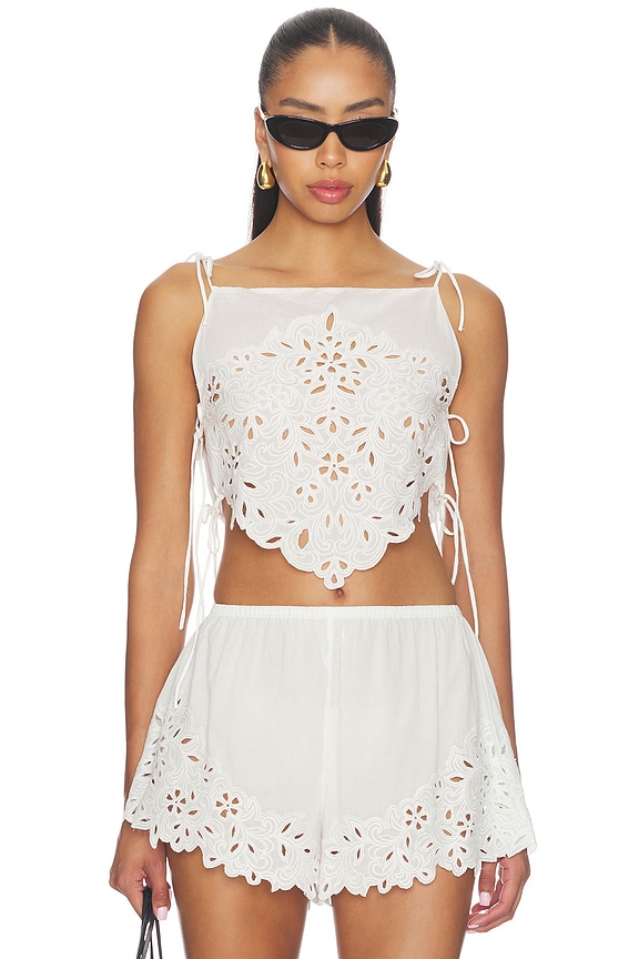 view 2 of 5 Noire Top in White