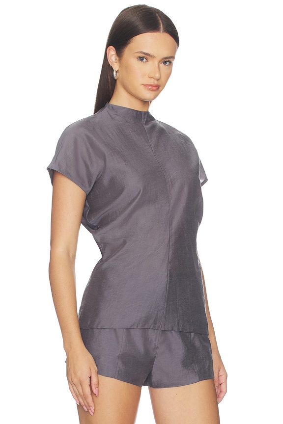 view 2 of 4 Harmi Top in Slate Grey