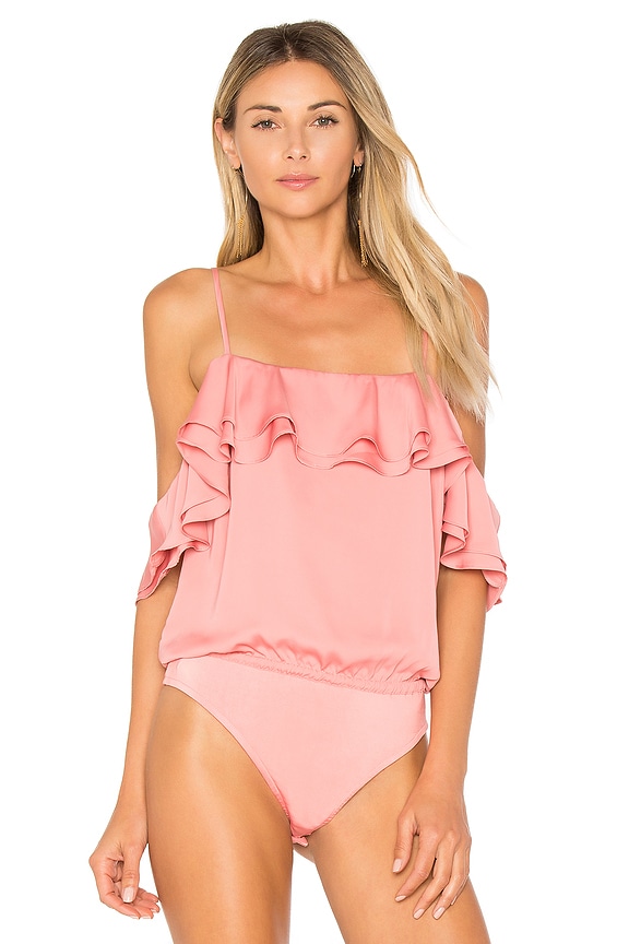 view 2 of 5 MONO DE HOMBROS DESCUBIERTOS in Salmon