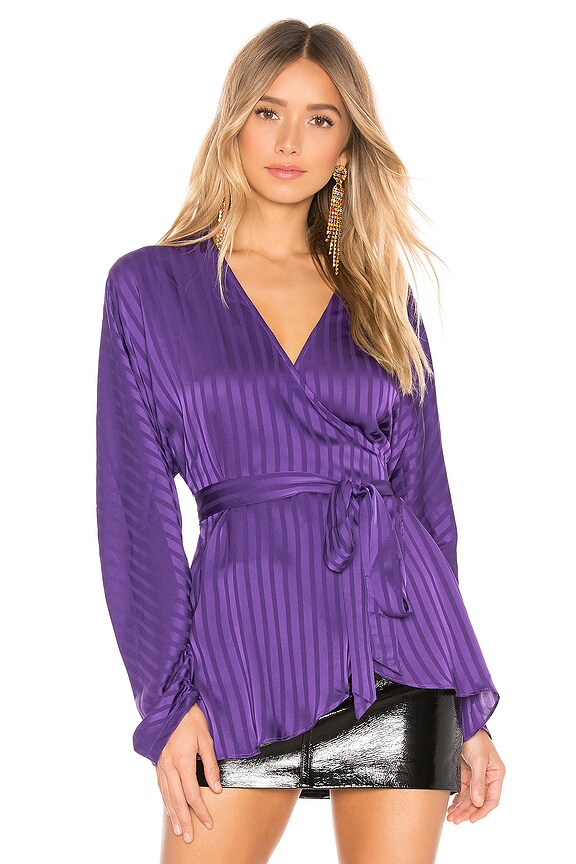 view 1 of 4 KATE 긴팔 블라우스 in Violet Indigo