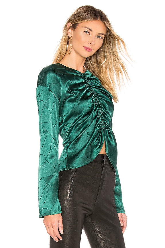 view 2 of 5 БЛУЗКА THE WAYLON in Rainforest Green