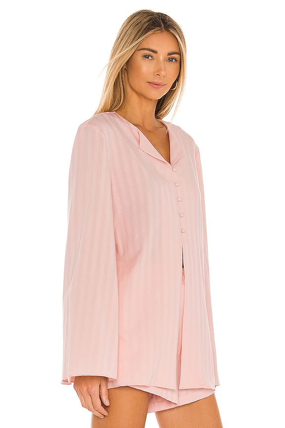 view 2 of 5 Loose Pajama Top in Blush