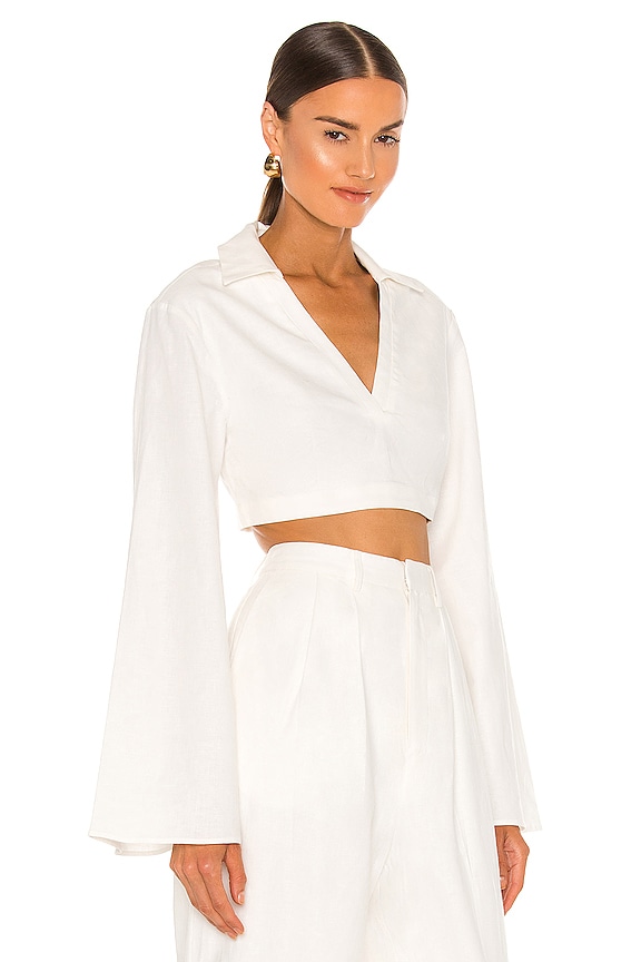 view 2 of 4 Corinna Top in Ivory