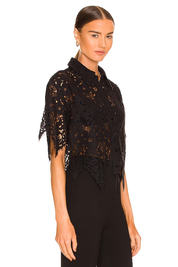 view 2 of 4 Calla Lace Top in Black