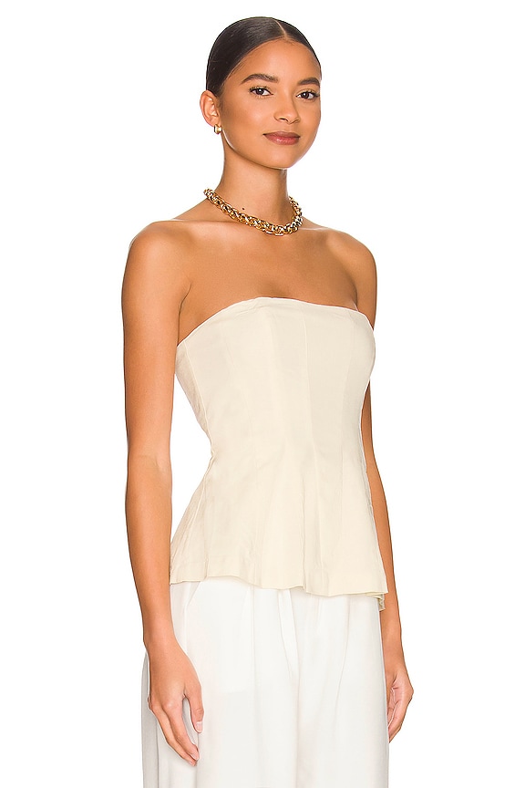 view 2 of 4 Lorena Top in Beige