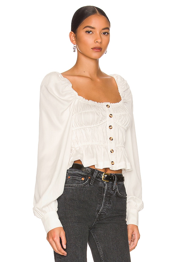 view 2 of 4 Willow Top in White