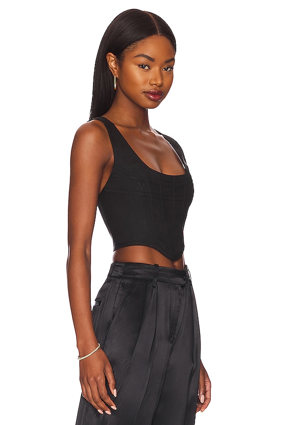 view 2 of 4 River Corset Top in Black