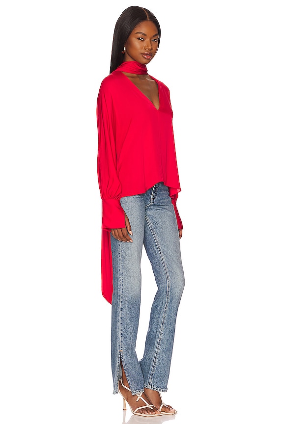 view 2 of 3 Malin Top in Bright Red