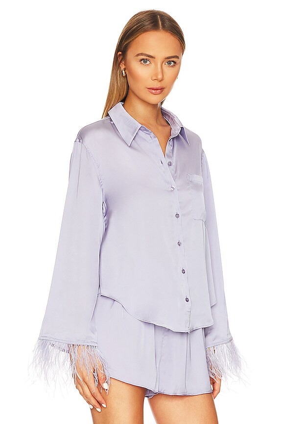 view 2 of 4 The Michelle Blouse in Lavender