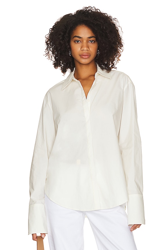 view 2 of 5 x Maggie MacDonald Lane Button Down Shirt in White