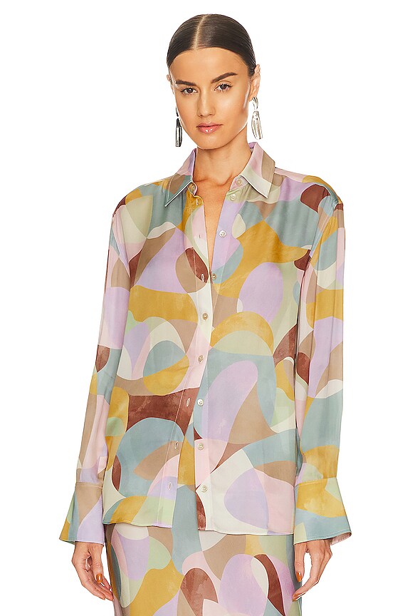 view 2 of 5 Aubrey Blouse in Artist Palette Multi