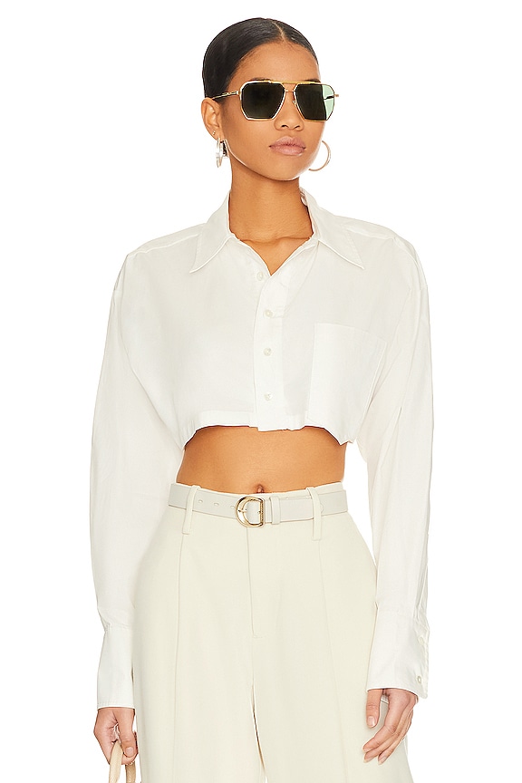 view 1 of 4 CAMISA NORMAN in Bright White