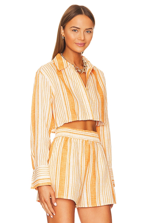 view 2 of 4 MANON 셔츠 in Chai Stripe